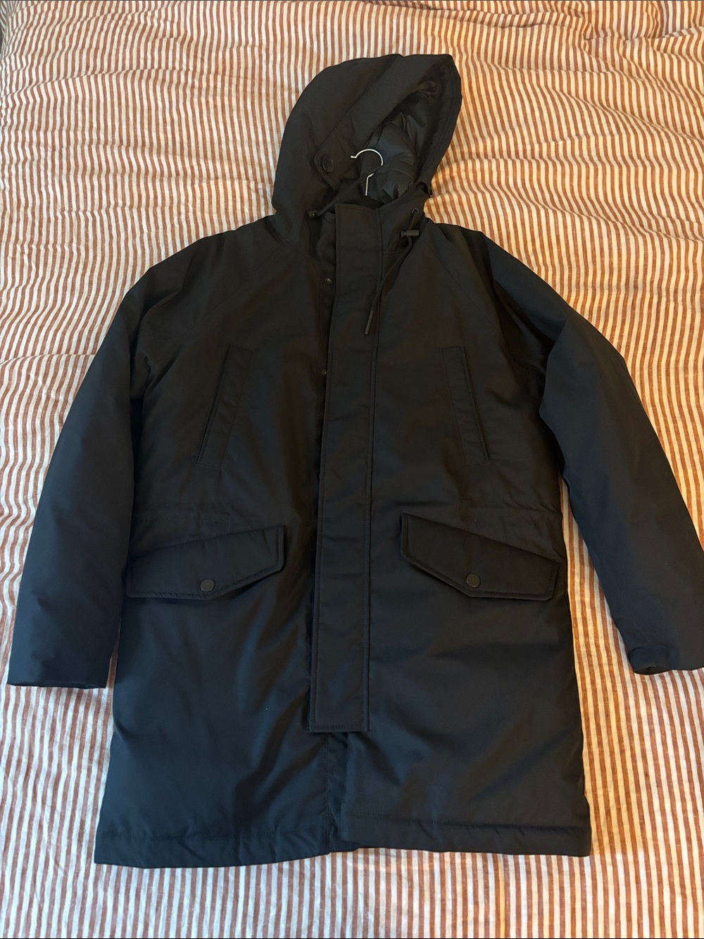 Everlane Black Puffer Parka